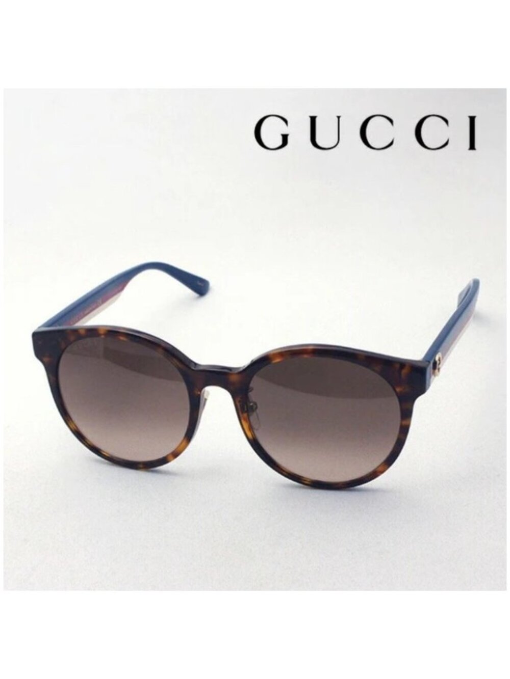 Gucci GG0416SK 003 Havana Brown Gradient Sunglasses New